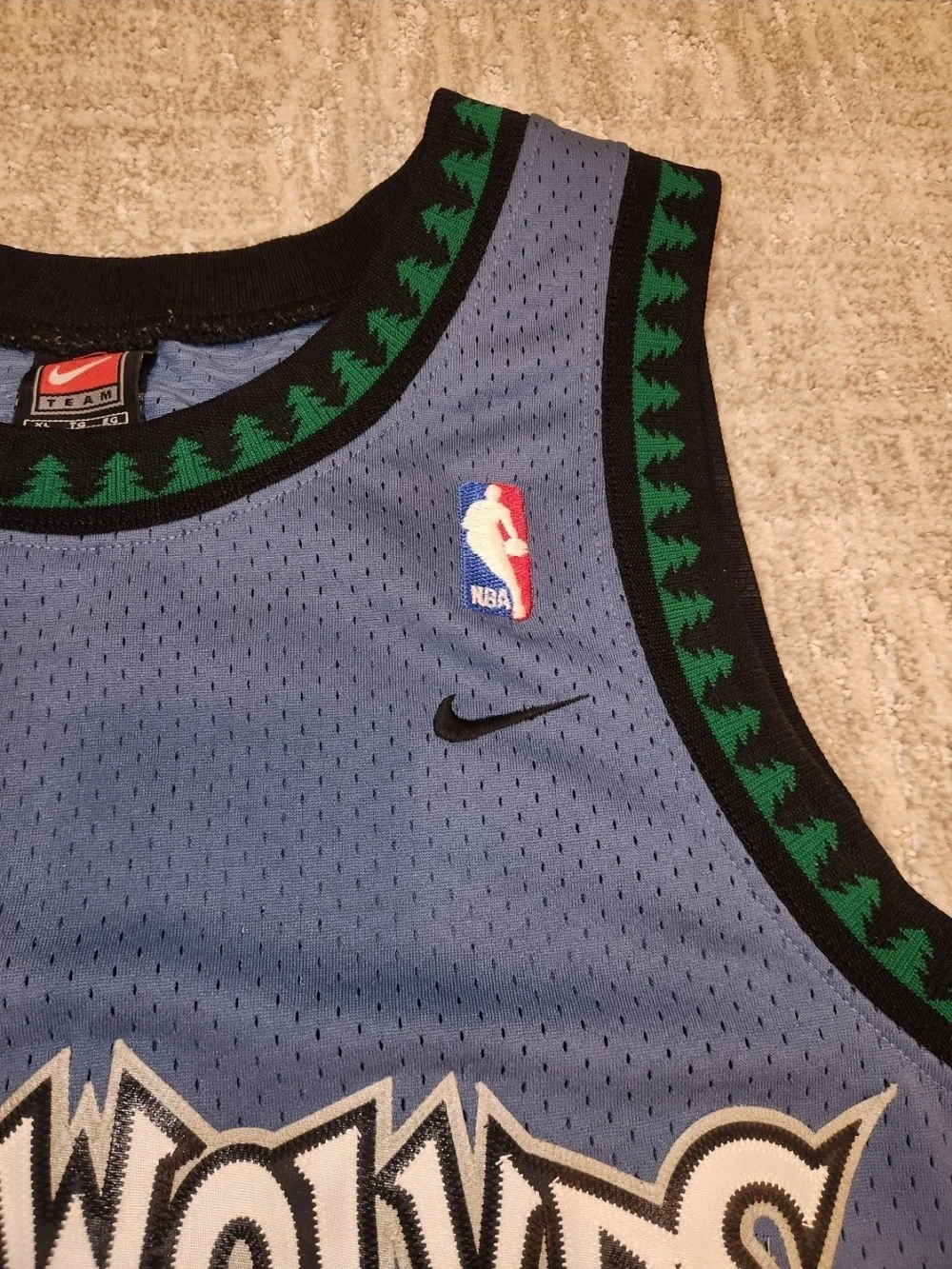 Kevin Garrnett Minnesota Timberwolves Nike Team Apparel Men's Size Xtra Large